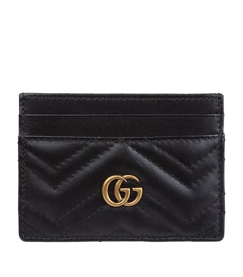 gucci marmont 2.0 leather card case|Gucci leather card case wallet.